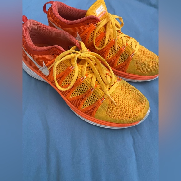 Nike flyknit lunar 2 - orange - Picture 2 of 3
